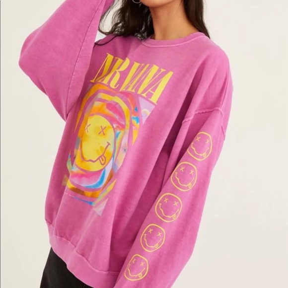 Urban Outfitters | Sweaters | Nirvana Sweatshirt | Poshmark